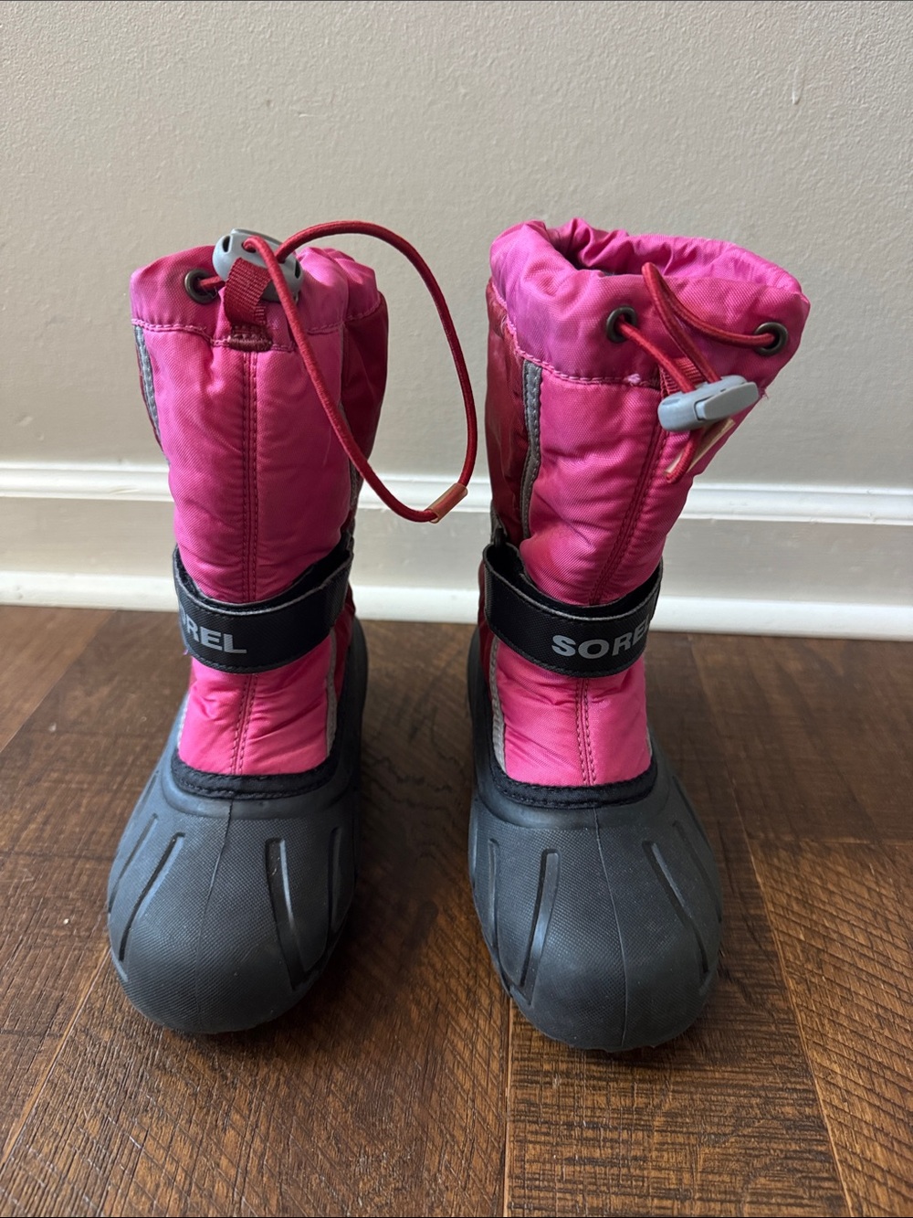 Sorel Girl’s Winter Snow Boots Red Pink